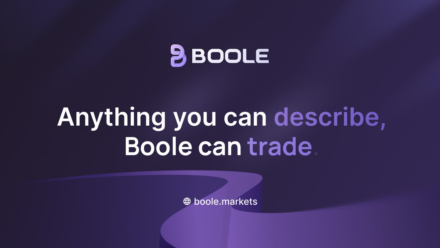 Boole: anything you can describe, Boole can trade